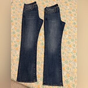 Lucky Brand Women's Flared Jeans in Dark Blue Wash